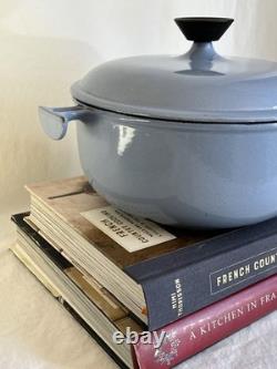 Fait main de vintage Le Creuset bleu cocotte numérotée 23 Enzo Mari La Mama