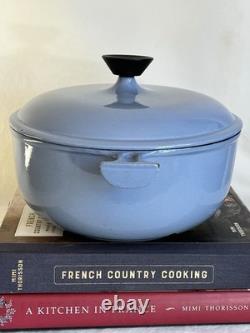 Fait main de vintage Le Creuset bleu cocotte numérotée 23 Enzo Mari La Mama