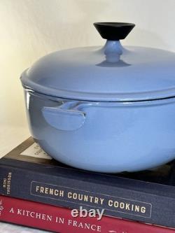 Fait main de vintage Le Creuset bleu cocotte numérotée 23 Enzo Mari La Mama