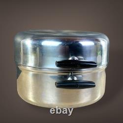 Faitout Cutco Wear Ever 835 avec couvercle plat à dôme haut Vintage MCM