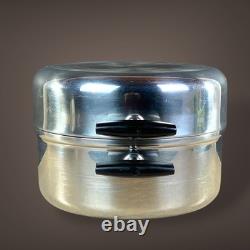 Faitout Cutco Wear Ever 835 avec couvercle plat à dôme haut Vintage MCM