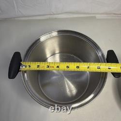 Faitout Townecraft Chef's Ware de 4 Qt en acier inoxydable T-304 avec couvercle