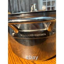 Faitout en acier inoxydable Williams Sonoma avec couvercle, ébullition rapide Faitout en acier inoxydable Williams Sonoma avec couvercle, ébullition rapide