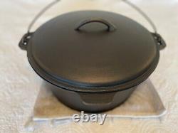Faitout en fonte Cajun Classic Mamou LA 16 QT restauré et assaisonné ÉNORME