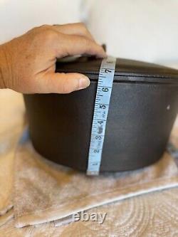 Faitout en fonte Cajun Classic Mamou LA 16 QT restauré et assaisonné ÉNORME