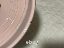 Faitout en fonte Staub de 7 qt, rond, couleur rose