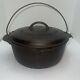 Faitout En Fonte Tite-top Griswold # 9 Antique Avec Couvercle Et Trivet