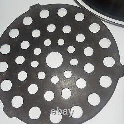 Faitout en fonte Tite-Top Griswold # 9 antique avec couvercle et trivet