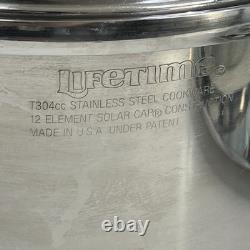 Faitout en fonte avec couvercle en dôme, cuiseur à œufs, acier inoxydable T-304, 7Qt