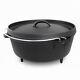 Faitout En Fonte Durable De 6 Quarts Avec Couvercle Et Poignée En Métal