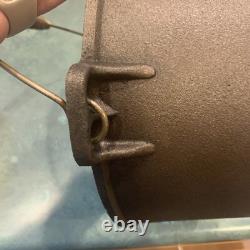 Faitout en fonte émaillée Old Mountain extra large de 12 pouces de diamètre avec couvercle