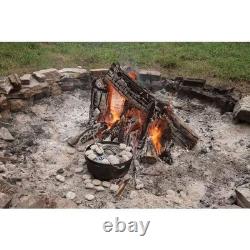 Faitout en fonte émaillée de 8 quarts avec couvercle et poignée en métal