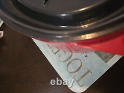 Faitout en fonte émaillée rouge ovale de 8 Qt Kirkland Signature