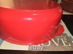Faitout en fonte émaillée rouge ovale de 8 Qt Kirkland Signature