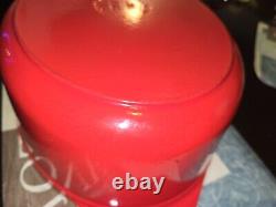 Faitout en fonte émaillée rouge ovale de 8 Qt Kirkland Signature