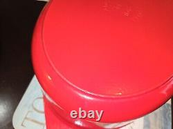 Faitout en fonte émaillée rouge ovale de 8 Qt Kirkland Signature