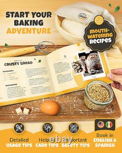 Faitout en fonte pour la cuisson du pain incluant les fournitures pour la cuisson du pain au levain