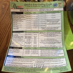 Faitout en titane NutraEase de 8 quarts avec couvercle et poignées, trivet magnétique et livre de cuisine