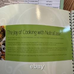 Faitout en titane NutraEase de 8 quarts avec couvercle et poignées, trivet magnétique et livre de cuisine