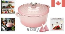 Faitout polyvalent en fonte émaillée de 5,5 qt avec couvercle pour tous les besoins culinaires