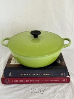 Faitout vintage Le Creuset vert numéro 22  pot à soupe 2,75 QT