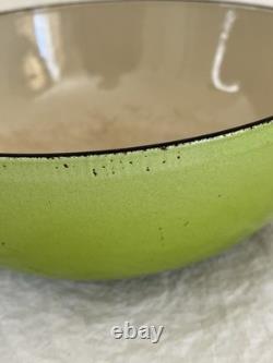 Faitout vintage Le Creuset vert numéro 22  pot à soupe 2,75 QT