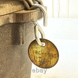 Four à pain en fonte Utah Centennial Heavy 12 avec 3 pieds, étiquette et couvercle