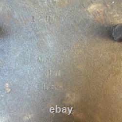 Four à pain en fonte Utah Centennial Heavy 12 avec 3 pieds, étiquette et couvercle