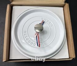 Four de Hollande rond de 4 qt, couleur blanche