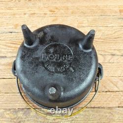 Four de camping en fonte Lodge n°6 avec couvercle, discontinué, USA 6CO, 1 qt