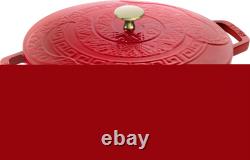 Four en fonte Staub essentiel, fait français, faitout, 5-quarts, sert 5-6, fabriqué en