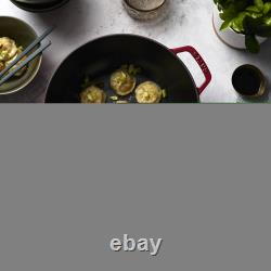 Four en fonte Staub essentiel, fait français, faitout, 5-quarts, sert 5-6, fabriqué en