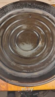 Four en fonte Vintage Griswold #9 Tite-Top avec couvercle assorti, assaisonné