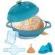 Four En Fonte émaillée Avec Couvercle, Kit De Cuisson De Pain De 11, 6 Quarts émaillé