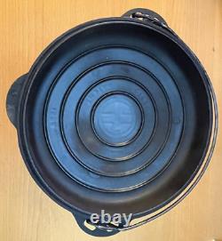 Four en fonte vintage antique Griswold No. 9 Tite-Top avec couvercle facile à nettoyer