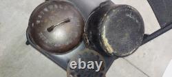 Four hollandais Vintage GRISWOLD avec logo incliné NO. 7 TITE-TOP avec couvercle et trivet No. 7