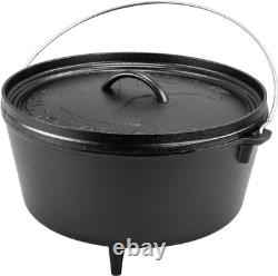 Four hollandais Yellowstone 12 Deep Camp avec couvercle Power Y finition noire