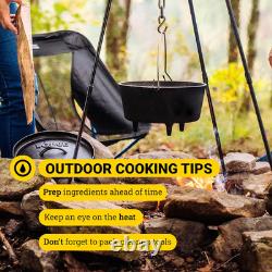 Four hollandais Yellowstone 12 Deep Camp avec couvercle Power Y finition noire