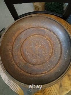 Friteuse en fonte Vintage Griswold #8 - Cocotte avec couvercle assorti #8