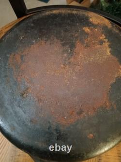 Friteuse en fonte Vintage Griswold #8 - Cocotte avec couvercle assorti #8