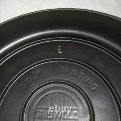 GRISWOLD Faitout en fonte Tite-Top à auto-arrosage 1278 Couvercle 1288 Erie PA USA