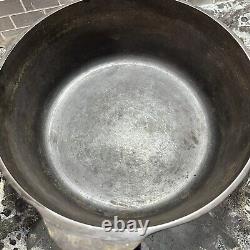 GRISWOLD Tite Top FOUROIR Néerlandais #8 1278c Fonte Plat Pas de Couvercle Fonte Années 1930