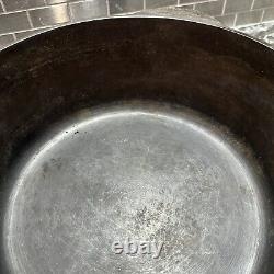 GRISWOLD Tite Top FOUROIR Néerlandais #8 1278c Fonte Plat Pas de Couvercle Fonte Années 1930