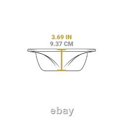 Genuine LODGE USA Cocotte en fonte émaillée Pays-Bas fabriquée aux États-Unis Smooth Sailing 3 Qt