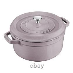Grande Vente de Cocotte en Fonte Staub 4 qt, Ronde, Multicolore, LIVRAISON GRATUITE