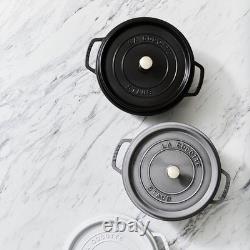 Grande Vente de Cocotte en Fonte Staub 4 qt, Ronde, Multicolore, LIVRAISON GRATUITE