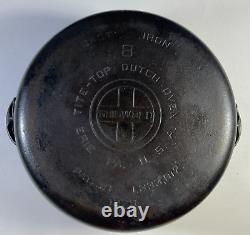 Griswold # 8 Cocotte en Fonte 1278 A avec Couvercle Auto-Arrosant 1288 B