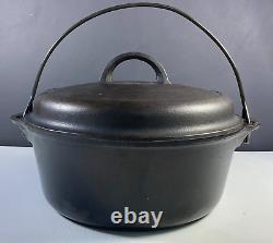 Griswold # 8 Cocotte en Fonte 1278 A avec Couvercle Auto-Arrosant 1288 B
