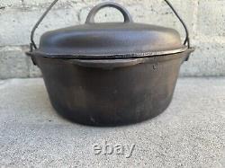 Griswold #8 Faitout 1278D avec couvercle auto-arrosant facile à nettoyer 1288 Erie PA