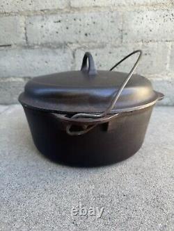 Griswold #8 Faitout 1278D avec couvercle auto-arrosant facile à nettoyer 1288 Erie PA